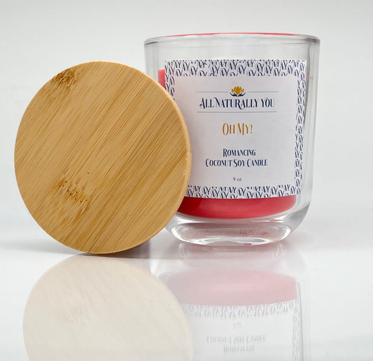 Oh My! Aromatherapy Coconut Soy Candle