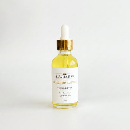 Blackberry Lavender Botanical Body Oil | Calming Body Oil for Soft, Nourished Skin