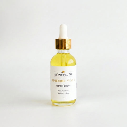 Blackberry Lavender Botanical Body Oil | Calming Body Oil for Soft, Nourished Skin