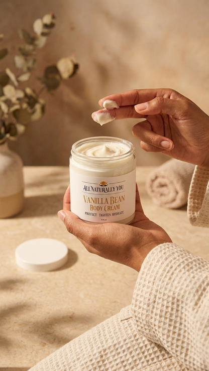 Vanilla Bean Moisturizing Body Cream– Plant-Based Body Moisturizer