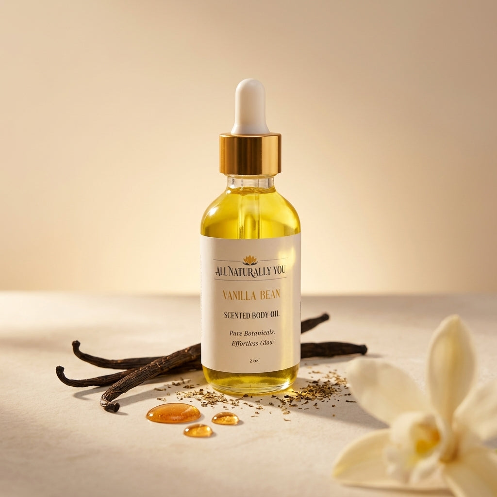 Vanilla Bean Botanical Body Oil | Nourishing Body Oil for Soft, Glowing Skin