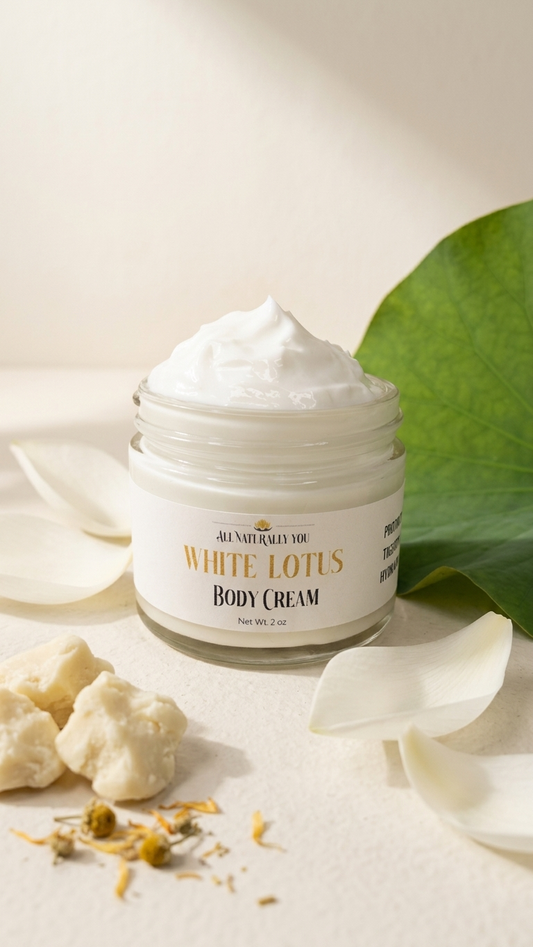 White Lotus Moisturizing Body Cream– Plant-Based Moisturizer
