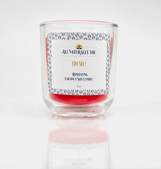 Oh My! Aromatherapy Coconut Soy Candle